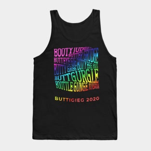 How do you say Mayor Pete Buttigieg's name? Rainbow trippy retro list of ways people say it. Tank Top